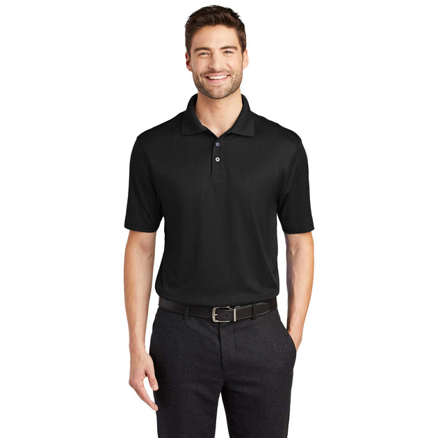 Men's Performance Fine Jacquard Polo - White main image 0