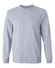 Gildan 2400 Unisex Ultra Cotton Long Sleeve T-Shirt 100% Cotton