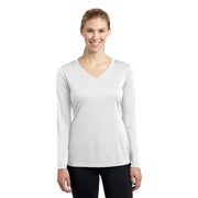 Ladies Long Sleeve PosiCharge Competitor V-Neck Tee